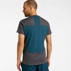 HAGLÖFS T-shirts Polos Randonnée HAGLOFS L.I.M STRIVE TEE MEN DARK OCEAN/MAGNETITE 23 Bleu / Gris -Vêtements de randonnée Homme Soldes 9 108598 605224 4qn 05