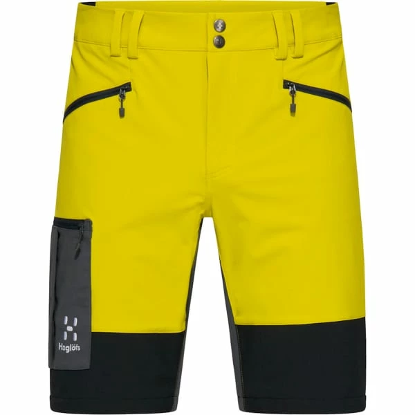 HAGLÖFS Shorts Randonnée HAGLOFS RUGGET SLIM SHORTS MEN AURORA/TRUE BLACK 22 Jaune / Noir / Gris 1 HAGLÖFS Shorts Randonnée HAGLOFS RUGGET SLIM SHORTS MEN AURORA/TRUE BLACK 22 Jaune / Noir / Gris