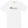 T-shirts Polos Randonnée LAGOPED TEEREC FLAG WHITE 23 Blanc