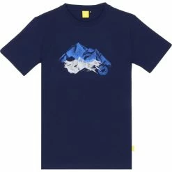 T-shirts Polos Randonnée LAGOPED TEEREC MONTAIN NAVY 23 Bleu