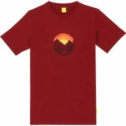 T-shirts Polos Randonnée LAGOPED TEEREC MOUNTAIN1 GRANATE 23 Rouge