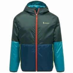 Vestes Randonnée COTOPAXI M TECA CALIDO HOODED JACKET NAVY 22 Vert / Bleu / Orange