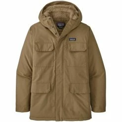 Vestes Randonnée PATAGONIA M'S ISTHMUS PARKA CLASSIC TAN 23 Marron