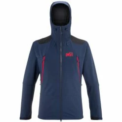 Vestes Randonnée MILLET K ABSOLUTE SHIELD JKT M SAPHIR 23 Bleu