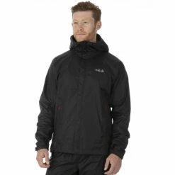 Vestes Randonnée RAB DOWNPOUR JACKET BLACK 22 Noir 5 Vestes Randonnée RAB DOWNPOUR JACKET BLACK 22 Noir -Vêtements de randonnée Homme Soldes 9 111592 downpour jacket black qwf 61 bl 03