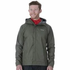 Vestes Randonnée RAB DOWNPOUR JACKET FIELD GREEN 22 Vert 5 Vestes Randonnée RAB DOWNPOUR JACKET FIELD GREEN 22 Vert -Vêtements de randonnée Homme Soldes 9 111593 downpour jacket field green qwf 61 fn 03