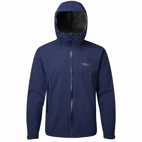 Vestes Randonnée RAB DOWNPOUR PLUS JACKET BLUE PRINT 22 Bleu 1 Vestes Randonnée RAB DOWNPOUR PLUS JACKET BLUE PRINT 22 Bleu