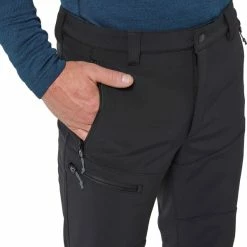 Pantalons Randonnée LAFUMA TRACK SOFTSHELL PANT M BACK 23 Noir -Vêtements de randonnée Homme Soldes 9 111775 track softshell pant m back lfv11434 0247 04