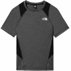 T-shirts Polos Randonnée THE NORTH FACE M AO TEE ASPHALT GREY WHT HR/TNF BLK 23 Gris / Noir