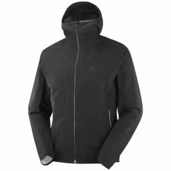 Vestes Randonnée SALOMON OUTLINE JACKET M BLACK 22 Noir