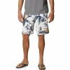 Shorts Randonnée COLUMBIA FIELD CREEK CARGO SHORT SEA SALT/WILDL 22 Blanc / Bleu