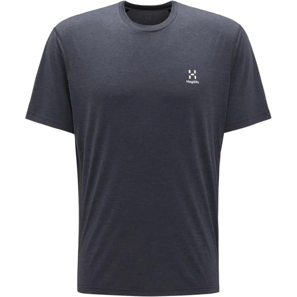 HAGLÖFS T-shirts Polos Randonnée HAGLOFS RIDGE TEE M TRUE BLACK 22 Gris 1 HAGLÖFS T-shirts Polos Randonnée HAGLOFS RIDGE TEE M TRUE BLACK 22 Gris