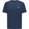 HAGLÖFS T-shirts Polos Randonnée HAGLOFS RIDGE TEE M TARN BLUE SOLID 22 Bleu