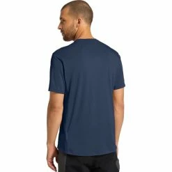 HAGLÖFS T-shirts Polos Randonnée HAGLOFS RIDGE TEE M TARN BLUE SOLID 22 Bleu -Vêtements de randonnée Homme Soldes 9 116245 ridge tee m tarn blue solid 605156 45w 04