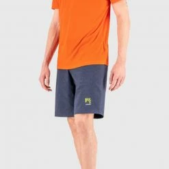 Shorts Randonnée KARPOS DOLADA BERMUDA OUTER SPACE/INDIGO B/TANGERIN 22 Bleu / Gris -Vêtements de randonnée Homme Soldes 9 116468 2500966 041 04