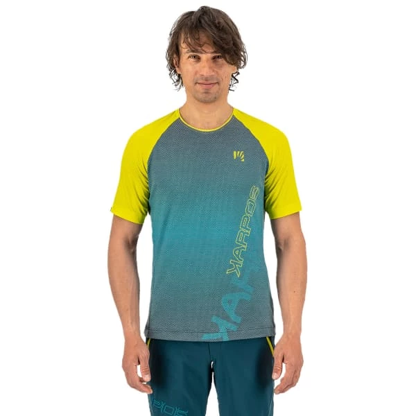 T-shirts Polos Randonnée KARPOS MOVED EVO JERSEY REFL POND/SULPHUR S 22 Bleu / Jaune 1 T-shirts Polos Randonnée KARPOS MOVED EVO JERSEY REFL POND/SULPHUR S 22 Bleu / Jaune