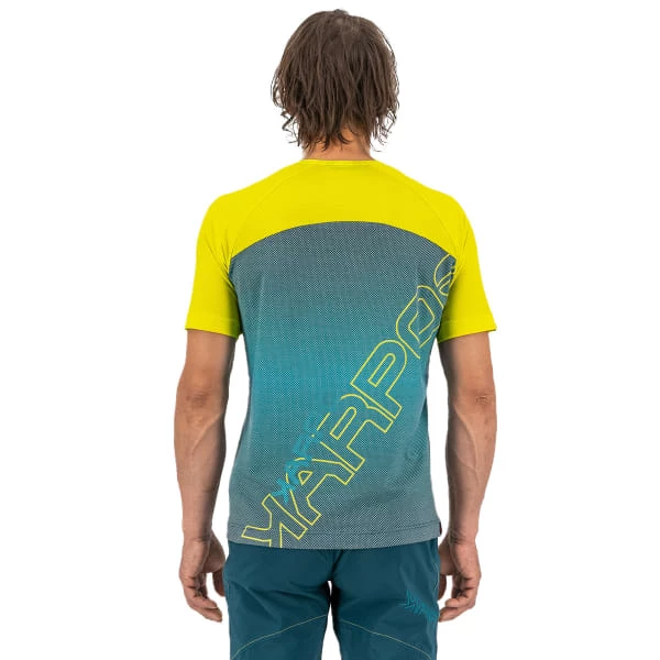 T-shirts Polos Randonnée KARPOS MOVED EVO JERSEY REFL POND/SULPHUR S 22 Bleu / Jaune 2 T-shirts Polos Randonnée KARPOS MOVED EVO JERSEY REFL POND/SULPHUR S 22 Bleu / Jaune – Image 2