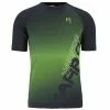 T-shirts Polos Randonnée KARPOS MOVED EVO JERSEY OMBRE BLUE/JASMINE GREEN 22 Noir / Vert