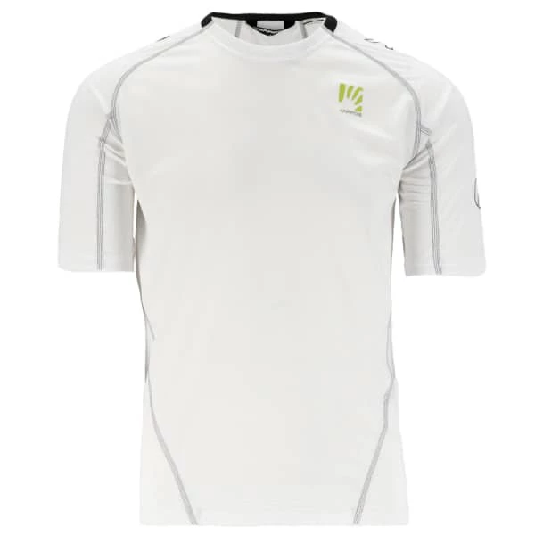 T-shirts Polos Randonnée KARPOS SWIFT JERSEY WHITE/FLAME S 22 Blanc 1 T-shirts Polos Randonnée KARPOS SWIFT JERSEY WHITE/FLAME S 22 Blanc