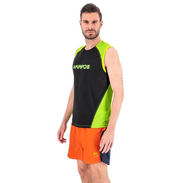 Débardeurs Randonnée KARPOS FAST TANK BLACK/JASMINE GREEN 22 Noir / Vert 3 Débardeurs Randonnée KARPOS FAST TANK BLACK/JASMINE GREEN 22 Noir / Vert – Image 3