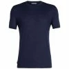 T-shirts Polos Randonnée ICEBREAKER M SPECTOR SS CREWE MIDNIGHT NAVY 22 Bleu