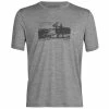 T-shirts Polos Randonnée ICEBREAKER M TECH LITE II SS TEE NATURAL RUN CLUB METRO HTHR 22 Gris
