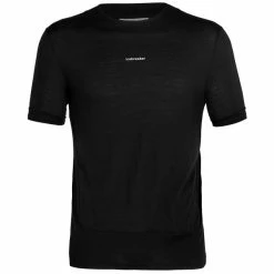 T-shirts Polos Randonnée ICEBREAKER M ZONEKNIT SS TEE BLACK 22 Noir