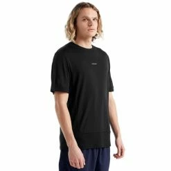 T-shirts Polos Randonnée ICEBREAKER M ZONEKNIT SS TEE BLACK 22 Noir -Vêtements de randonnée Homme Soldes 9 116892 m zoneknit ss tee black ib0a59lk0011 04