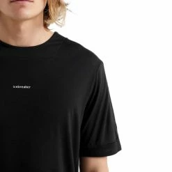 T-shirts Polos Randonnée ICEBREAKER M ZONEKNIT SS TEE BLACK 22 Noir -Vêtements de randonnée Homme Soldes 9 116892 m zoneknit ss tee black ib0a59lk0011 05