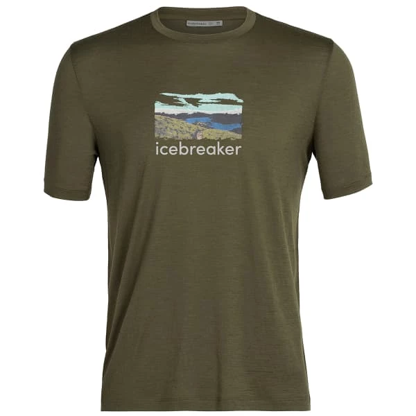 T-shirts Polos Randonnée ICEBREAKER M TECH LITE II SS TEE TRAILHEAD LODEN 22 Vert 1 T-shirts Polos Randonnée ICEBREAKER M TECH LITE II SS TEE TRAILHEAD LODEN 22 Vert