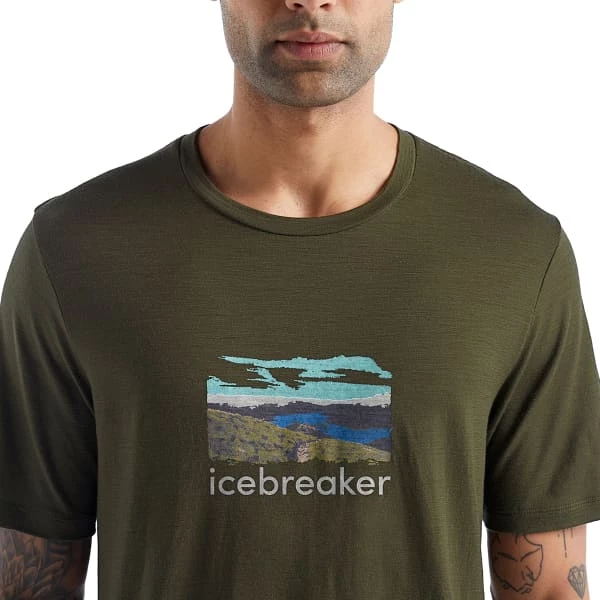 T-shirts Polos Randonnée ICEBREAKER M TECH LITE II SS TEE TRAILHEAD LODEN 22 Vert 2 T-shirts Polos Randonnée ICEBREAKER M TECH LITE II SS TEE TRAILHEAD LODEN 22 Vert – Image 2