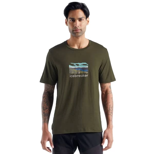 T-shirts Polos Randonnée ICEBREAKER M TECH LITE II SS TEE TRAILHEAD LODEN 22 Vert 3 T-shirts Polos Randonnée ICEBREAKER M TECH LITE II SS TEE TRAILHEAD LODEN 22 Vert – Image 3