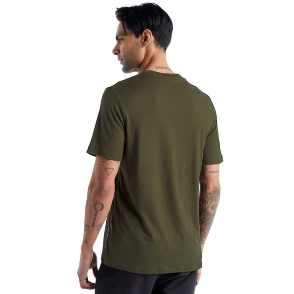 T-shirts Polos Randonnée ICEBREAKER M TECH LITE II SS TEE TRAILHEAD LODEN 22 Vert 4 T-shirts Polos Randonnée ICEBREAKER M TECH LITE II SS TEE TRAILHEAD LODEN 22 Vert – Image 4