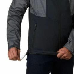 Vestes Randonnée COLUMBIA INNER LIMITS II JKT M BLACK GRAPHITE 23 Noir / Gris -Vêtements de randonnée Homme Soldes 9 116927 1893991 010 04