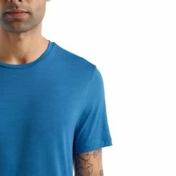 T-shirts Polos Randonnée ICEBREAKER M SPHERE II SS TEE AZUL 22 Bleu -Vêtements de randonnée Homme Soldes 9 116928 m sphere ii ss tee azul ib0a56c63511 04