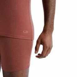 T-shirts Polos Randonnée ICEBREAKER M ANATOMICA SS CREWE GRAPE 22 Rouge -Vêtements de randonnée Homme Soldes 9 116931 m anatomica ss crewe grape ib1030333421 05