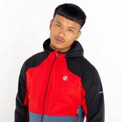 Vestes Randonnée DARE 2B APTILE II SOFTSHELL DANGRRED/BLK 22 Rouge / Noir / Bleu -Vêtements de randonnée Homme Soldes 9 117174 dml488 gin 04