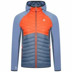 Vestes Randonnée DARE 2B MOUNTAINEER WOOL HYBRID BRTSAL/ORION 22 Bleu / Orange