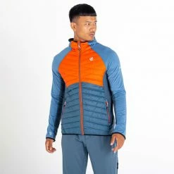 Vestes Randonnée DARE 2B MOUNTAINEER WOOL HYBRID BRTSAL/ORION 22 Bleu / Orange -Vêtements de randonnée Homme Soldes 9 117197 dmn396 fze 04