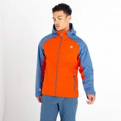 Vestes Randonnée DARE 2B ATTAIN II JACKET BRNTSLMN/STL 22 Orange / Bleu -Vêtements de randonnée Homme Soldes 9 117282 dmw518 prg 06