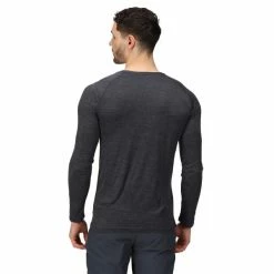 T-shirts Polos Randonnée REGATTA BURLOW INDIA GREY 22 Gris -Vêtements de randonnée Homme Soldes 9 117360 rmt242 fy2 05
