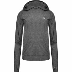 T-shirts Polos Randonnée DARE 2B SPRINT CITY HOODIE EBONY GREY 23 Gris