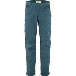 FJALLRAVEN Pantalons Randonnée FJÄLLRÄVEN KAIPAK TROUSERS M UNCLE BLUE DARK GREY 23 Bleu