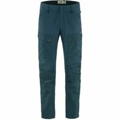 FJALLRAVEN Pantalons Randonnée FJÄLLRÄVEN KEB TROUSERS M REG MOUNTAIN BLUE 23 Bleu