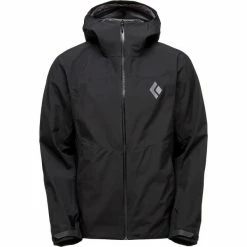 Vestes Randonnée BLACK DIAMOND LIQUID POINT SHELL UPDATE BLACK 23 Noir