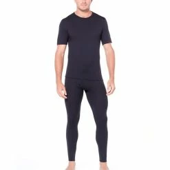 T-shirts Polos Randonnée ICEBREAKER 200 OASIS SS CREWE BLACK 23 Noir 9 T-shirts Polos Randonnée ICEBREAKER 200 OASIS SS CREWE BLACK 23 Noir -Vêtements de randonnée Homme Soldes 9 43572 200 oasis ss crewe black 104509 001 04