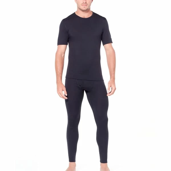 T-shirts Polos Randonnée ICEBREAKER 200 OASIS SS CREWE BLACK 23 Noir 4 T-shirts Polos Randonnée ICEBREAKER 200 OASIS SS CREWE BLACK 23 Noir – Image 4