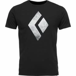 T-shirts Polos Randonnée BLACK DIAMOND M SS CHALKED UP TEE BLACK 23 Noir