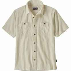 Chemises Randonnée PATAGONIA M'S BACK STEP SHIRT GOSHAWK DOBBY:PUMICE 21 Beige