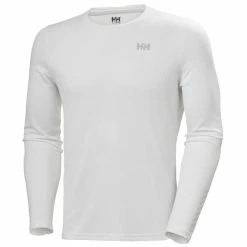 T-shirts Polos Randonnée HELLY HANSEN HH LIFA ACTIVE SOLEN LS WHITE 22 Blanc